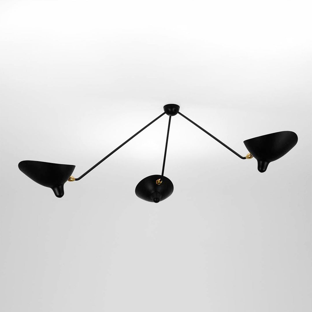 Serge Mouille Ceiling Lamp B - Vakkerlight