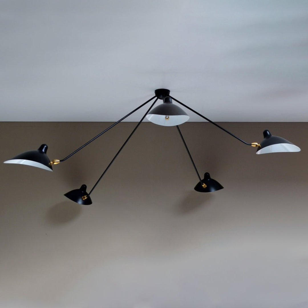 Serge Mouille Ceiling Lamp B - Vakkerlight