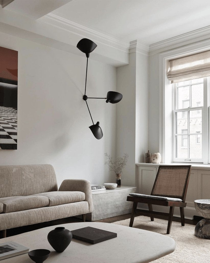 Serge Mouille Ceiling Lamp B - Vakkerlight