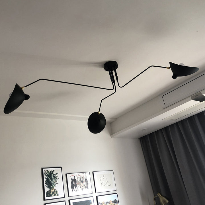 Serge Mouille Ceiling Light A - Vakkerlight