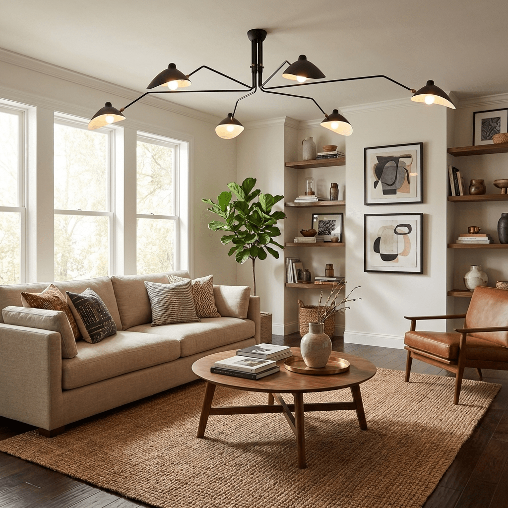 Serge Mouille Ceiling Light A - Vakkerlight