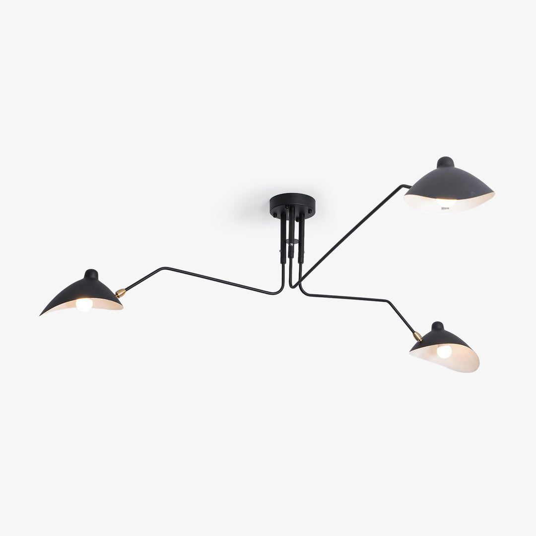 Serge Mouille Ceiling Light A - Vakkerlight