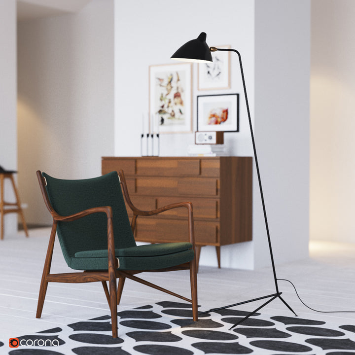 Serge Mouille Floor Lamp - Vakkerlight