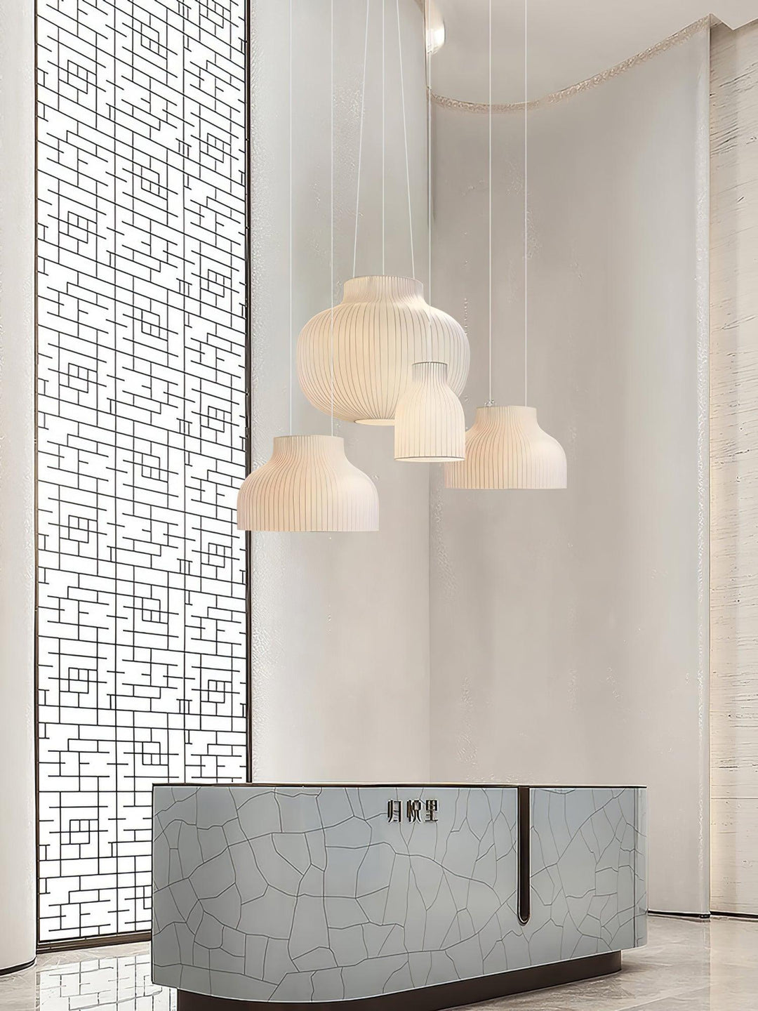 Serica Trio Silk Pendant Collection - Vakkerlight