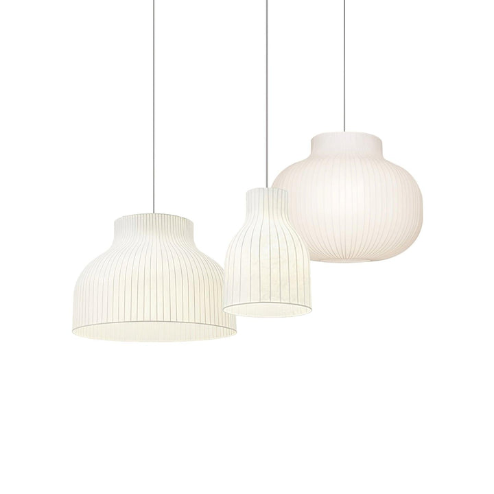 Serica Trio Silk Pendant Collection - Vakkerlight