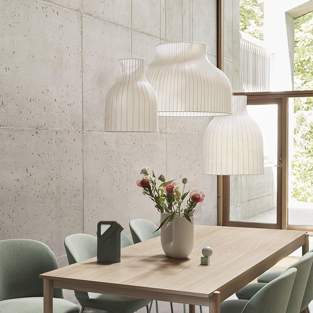 Serica Trio Silk Pendant Collection - Vakkerlight