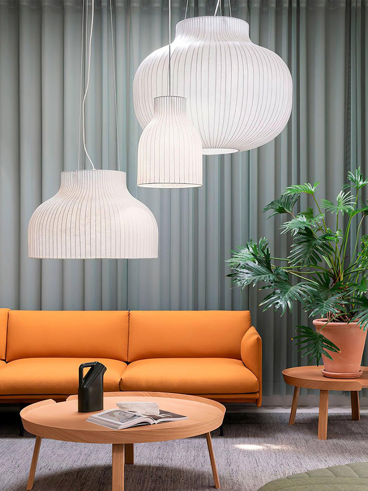 Serica Trio Silk Pendant Collection - Vakkerlight