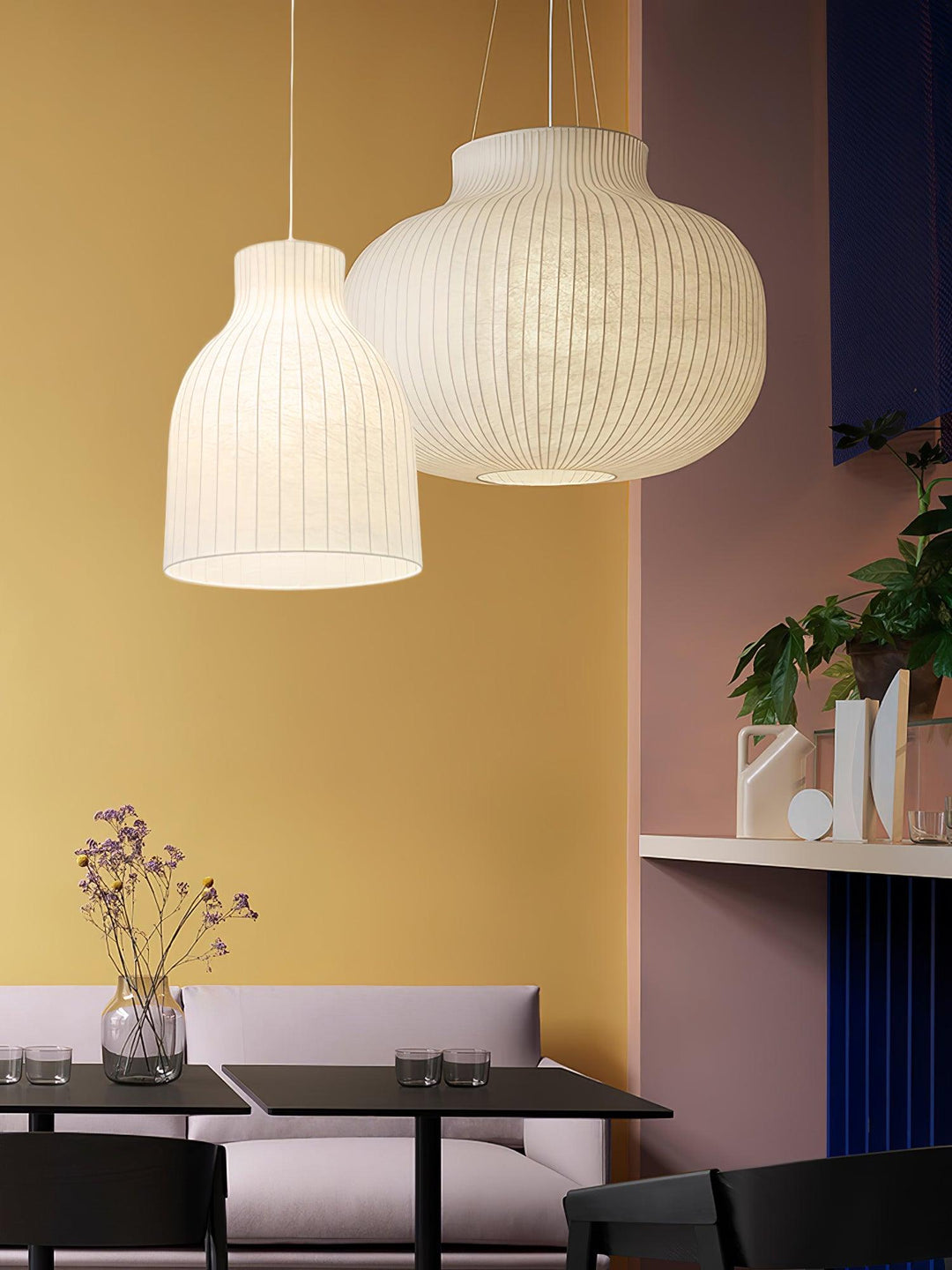 Serica Trio Silk Pendant Collection - Vakkerlight