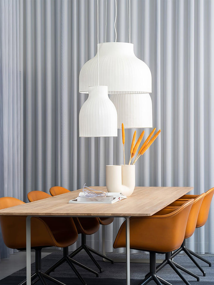 Serica Trio Silk Pendant Collection - Vakkerlight