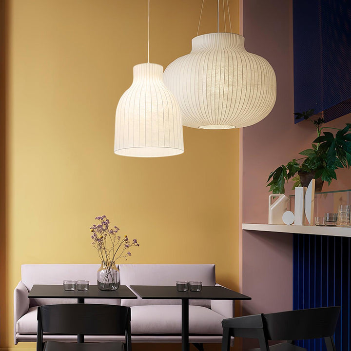 Serica Trio Silk Pendant Collection - Vakkerlight