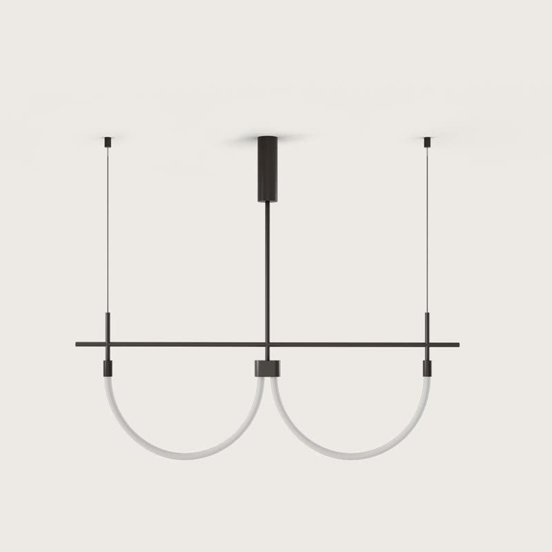 Serpentine Halo Chandelier - Vakkerlight