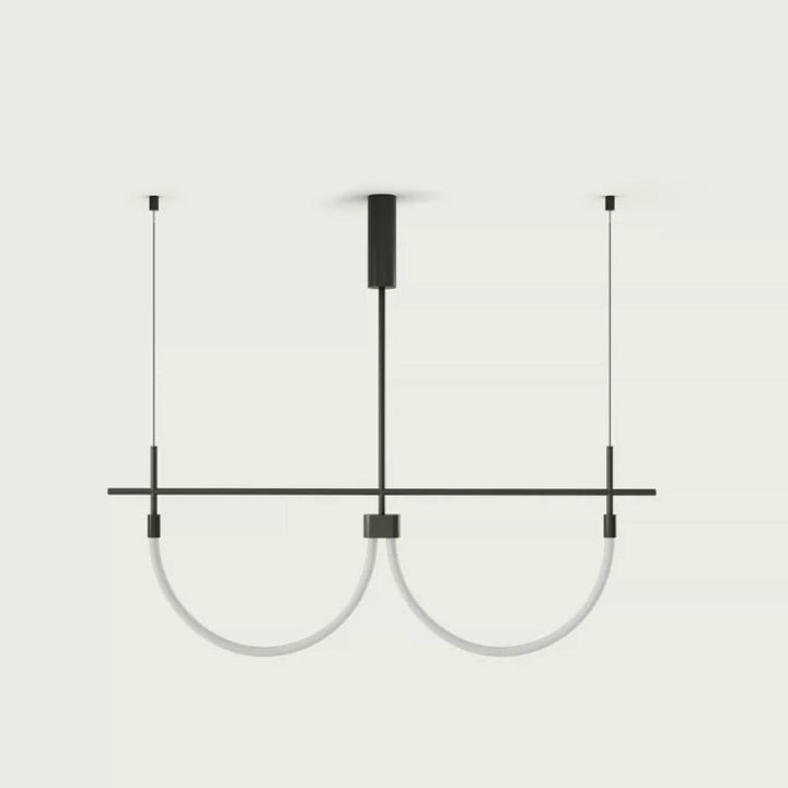 Serpentine Halo Chandelier - Vakkerlight