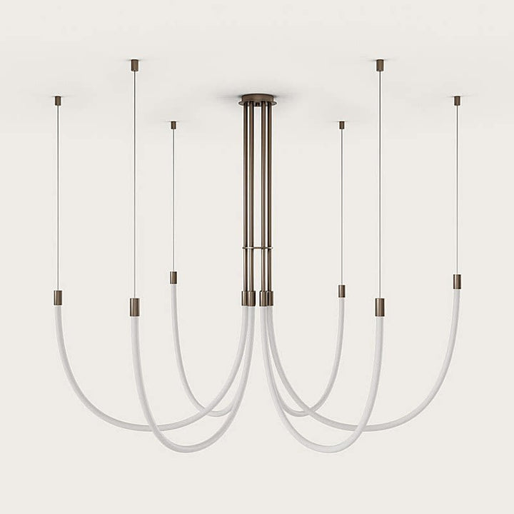 Serpentine Halo Chandelier - Vakkerlight