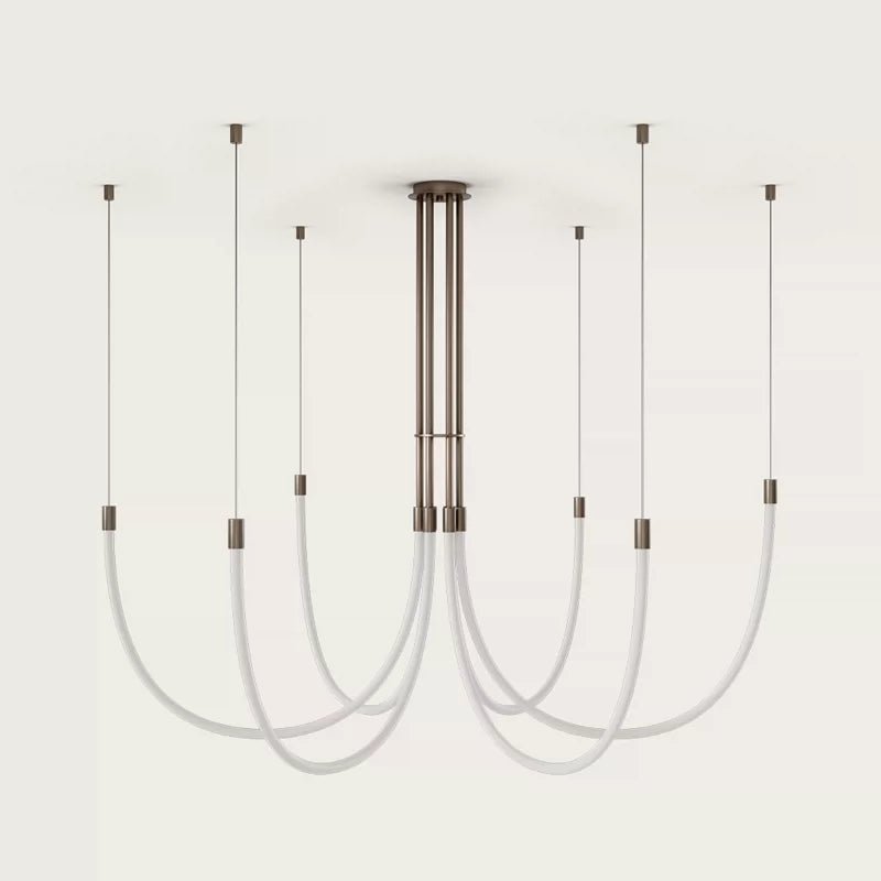 Serpentine Halo Chandelier - Vakkerlight