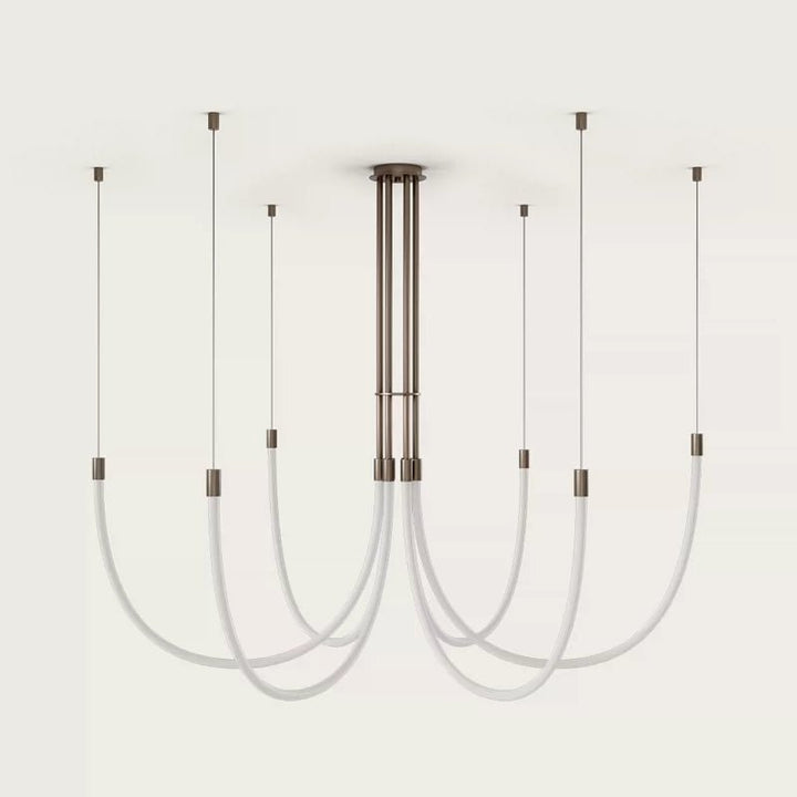 Serpentine Halo Chandelier - Vakkerlight