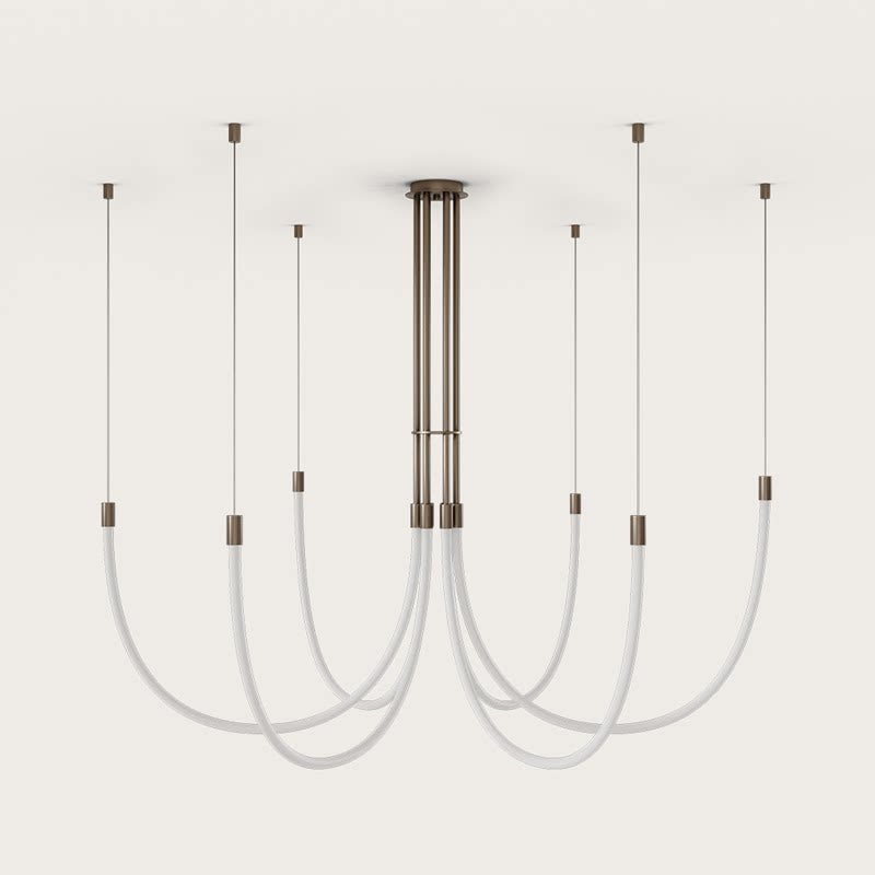 Serpentine Halo Chandelier - Vakkerlight