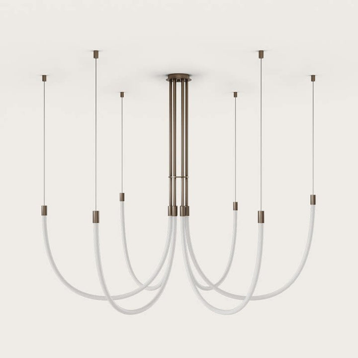 Serpentine Halo Chandelier - Vakkerlight