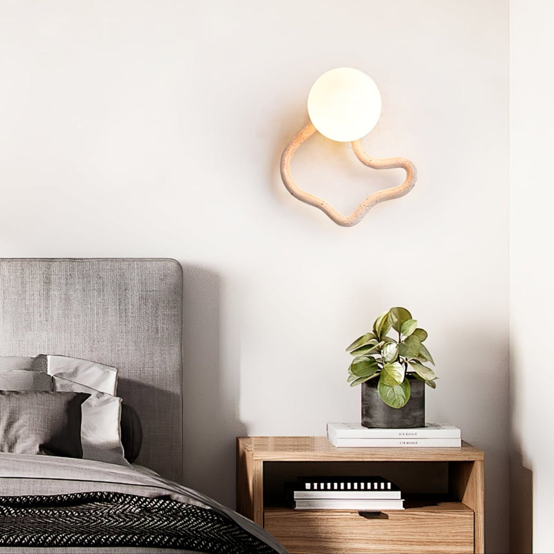 Serpentine Travertine Wall Sconce - Vakkerlight