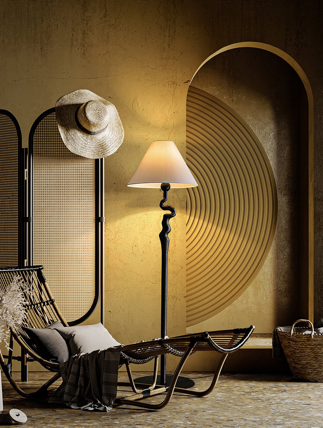 Serpentine Twist Floor Lamp - Vakkerlight