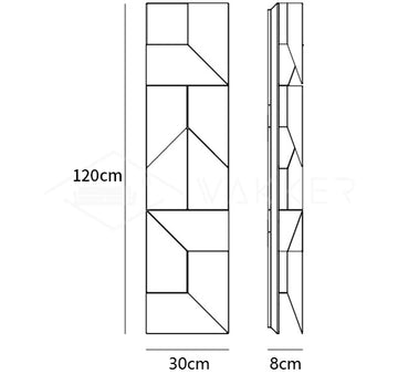 Shadows Grand Sconce — Dimension drawings 3