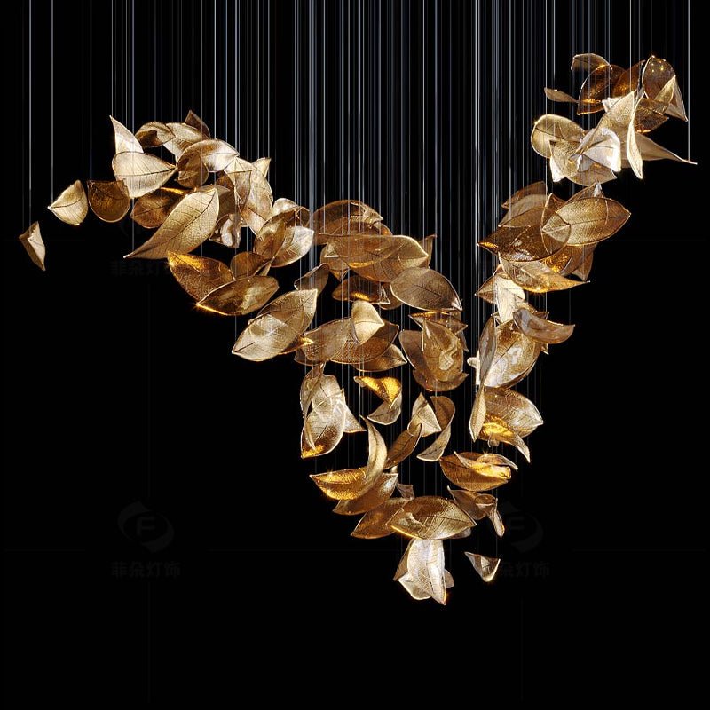 Shake Leaves Chandelier - Vakkerlight