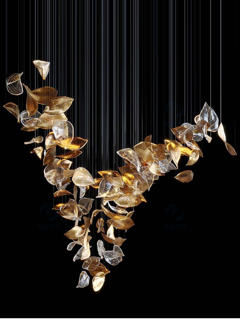 Shake Leaves Chandelier - Vakkerlight