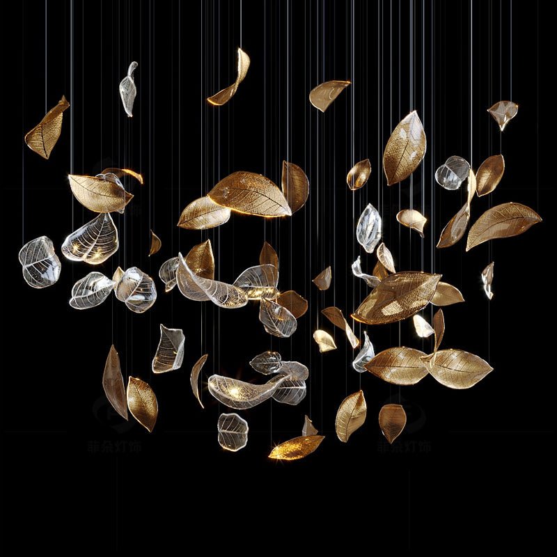 Shake Leaves Chandelier - Vakkerlight