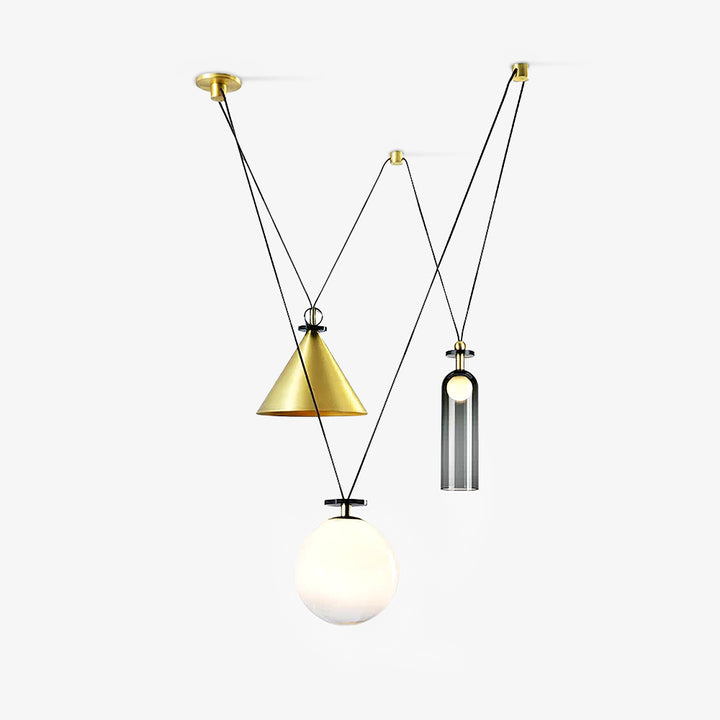 Geometric Shape Art Modern Chandelier