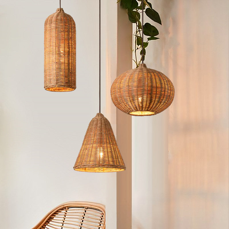Sheaf Woven Rattan Pendant Lamp