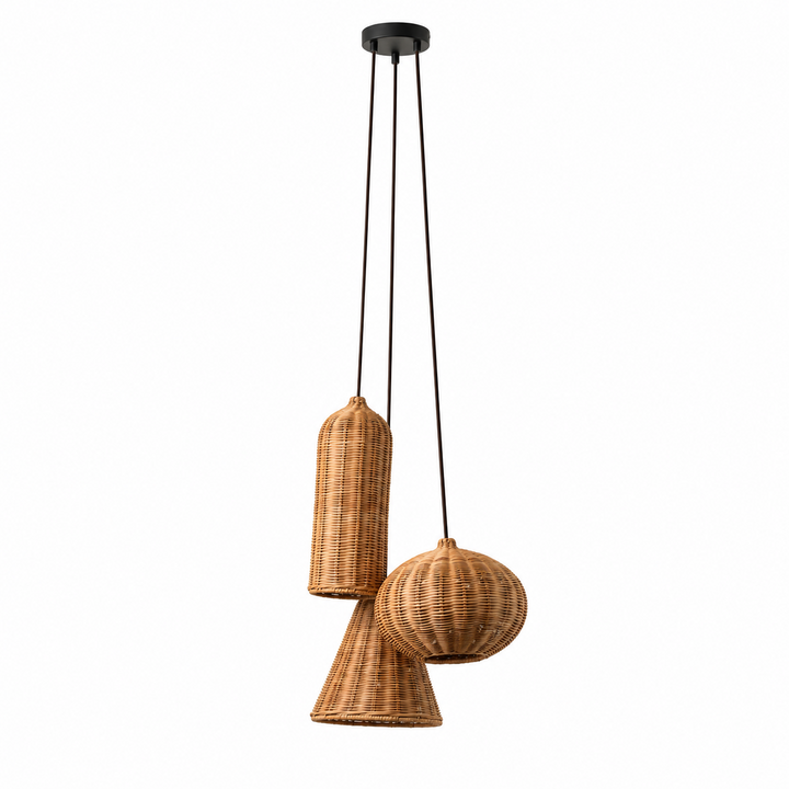 Sheaf Woven Rattan Pendant Lamp