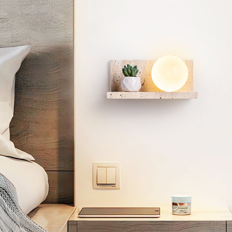 Shelf Travertine Sconce - Vakkerlight