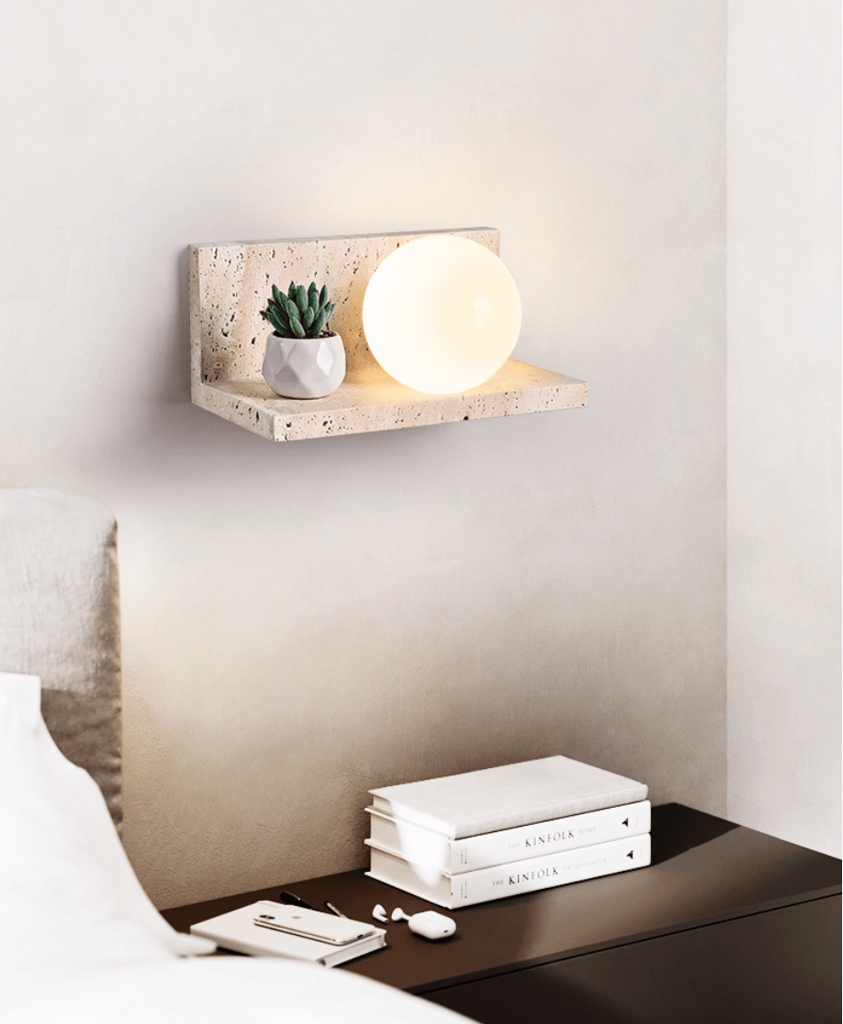 Shelf Travertine Sconce - Vakkerlight
