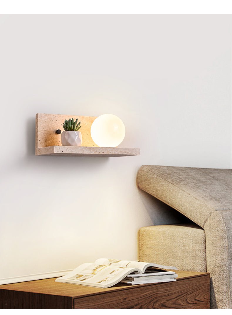 Shelf Travertine Sconce - Vakkerlight