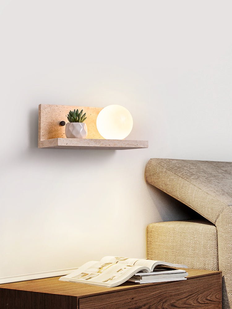 Shelf Travertine Sconce - Vakkerlight