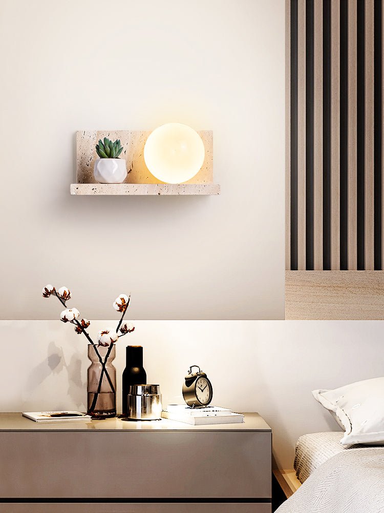 Shelf Travertine Sconce - Vakkerlight