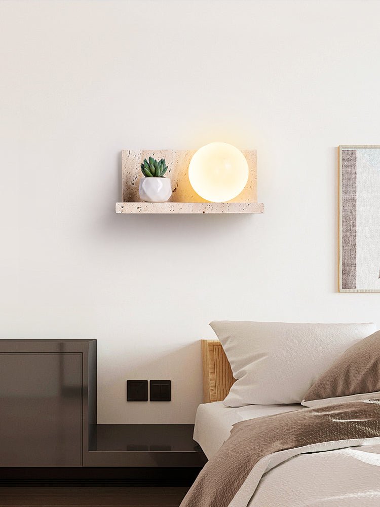 Shelf Travertine Sconce - Vakkerlight