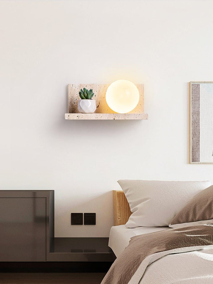 Shelf Travertine Sconce - Vakkerlight