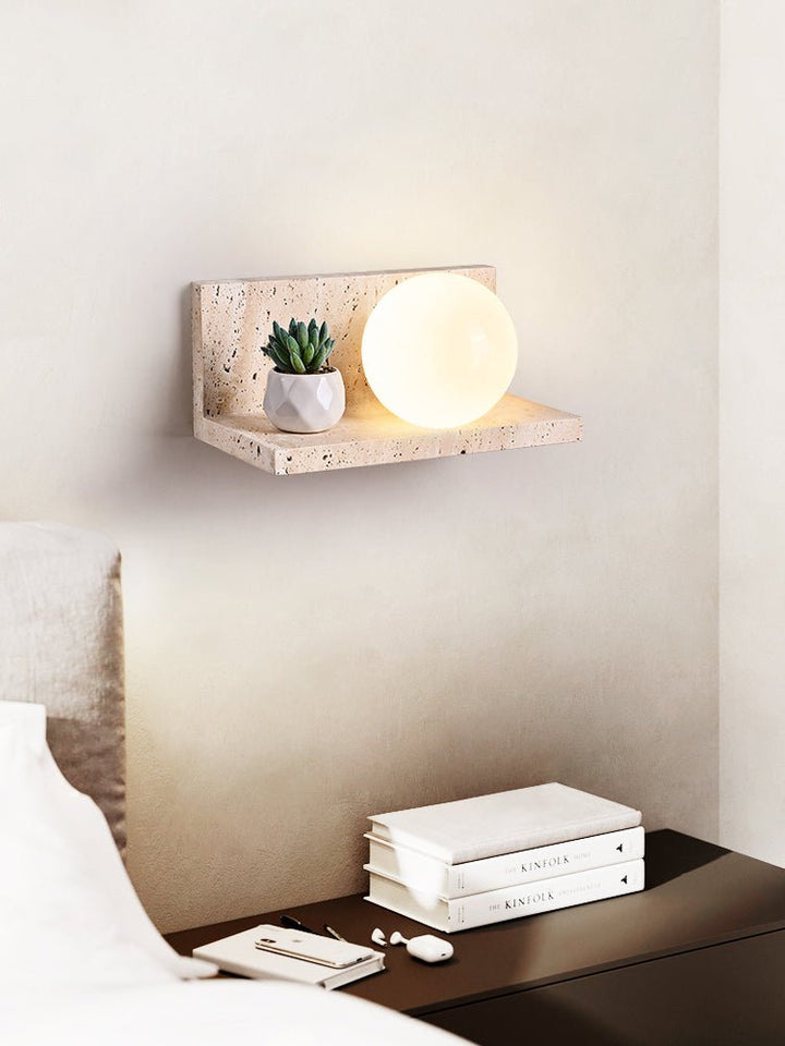 Shelf Travertine Sconce - Vakkerlight