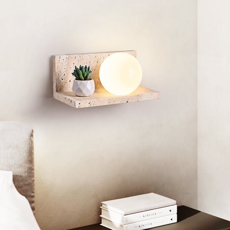 Shelf Travertine Sconce - Vakkerlight