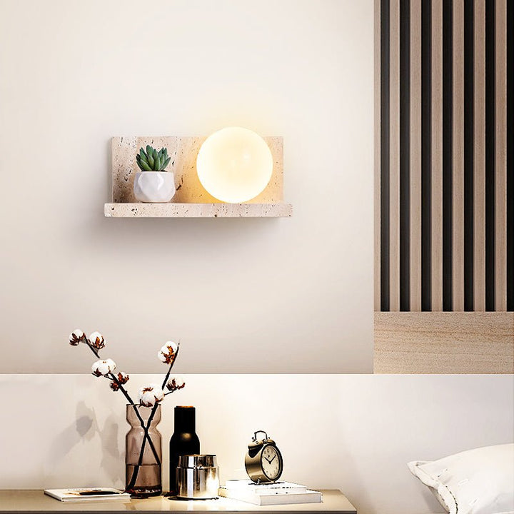 Shelf Travertine Sconce - Vakkerlight