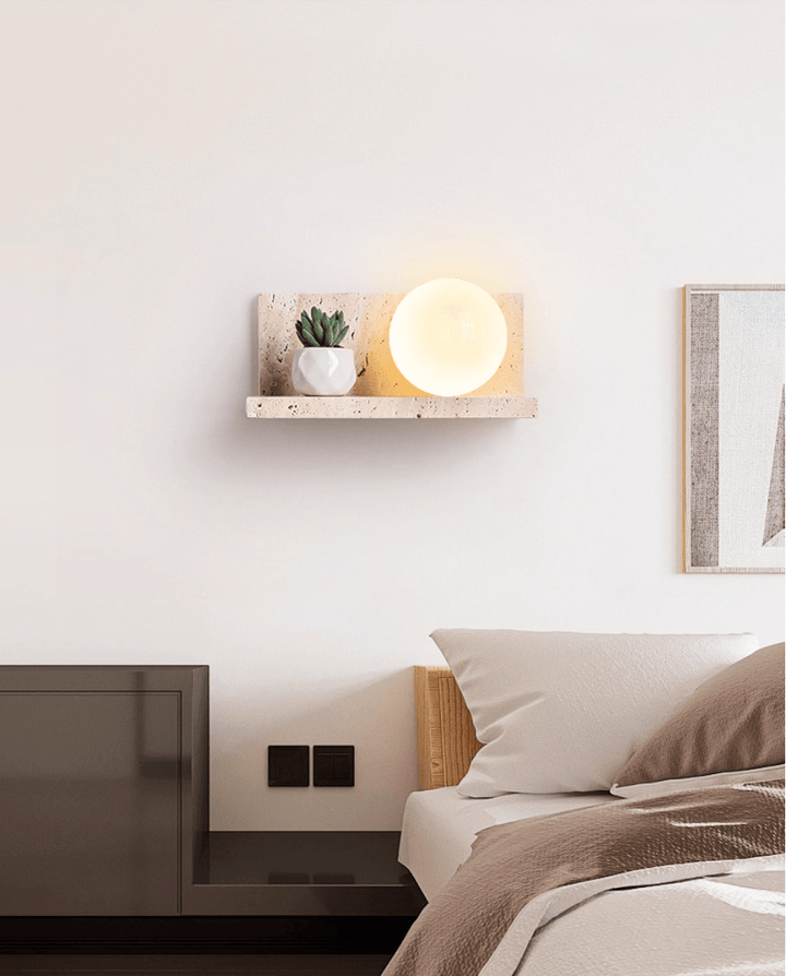 Shelf Travertine Sconce - Vakkerlight