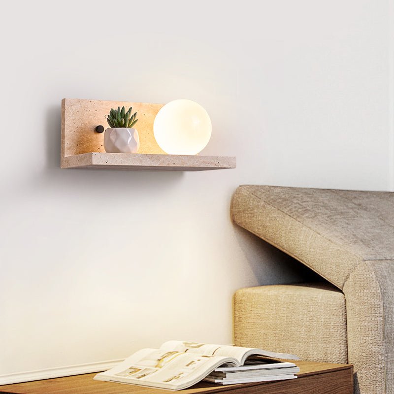 Shelf Travertine Sconce - Vakkerlight
