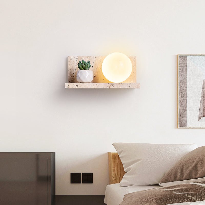 Shelf Travertine Sconce - Vakkerlight