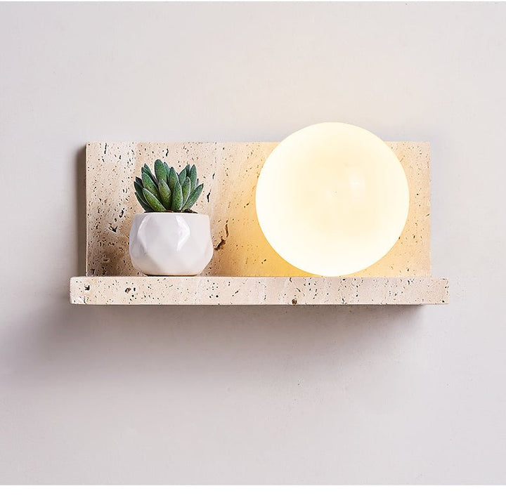 Shelf Travertine Sconce - Vakkerlight