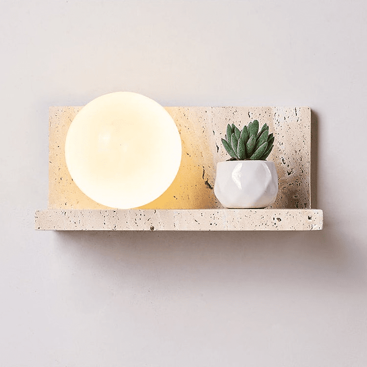 Shelf Travertine Sconce - Vakkerlight