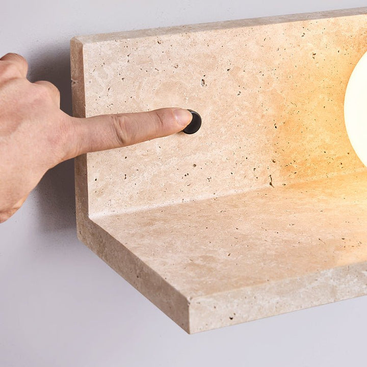 Shelf Travertine Sconce - Vakkerlight