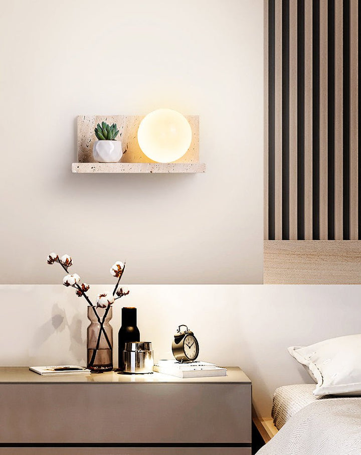 Shelf Travertine Sconce - Vakkerlight