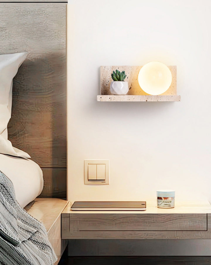 Shelf Travertine Sconce - Vakkerlight
