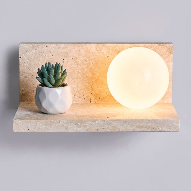 Shelf Travertine Sconce - Vakkerlight