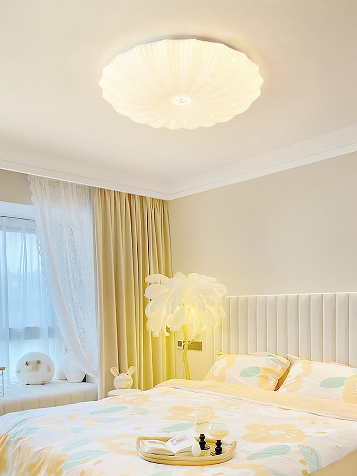 Acrylic Shell Round Ceiling Lamp